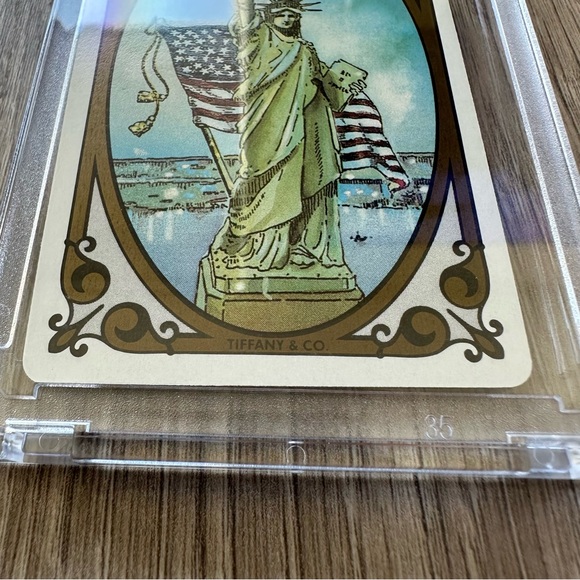Vintage Tiffany & Co Collectible Playing Card 4 of Spades in a Protective Case - Picture 2 of 4